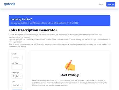 Jobs Description Generator