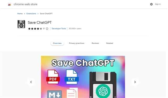 Save ChatGPT